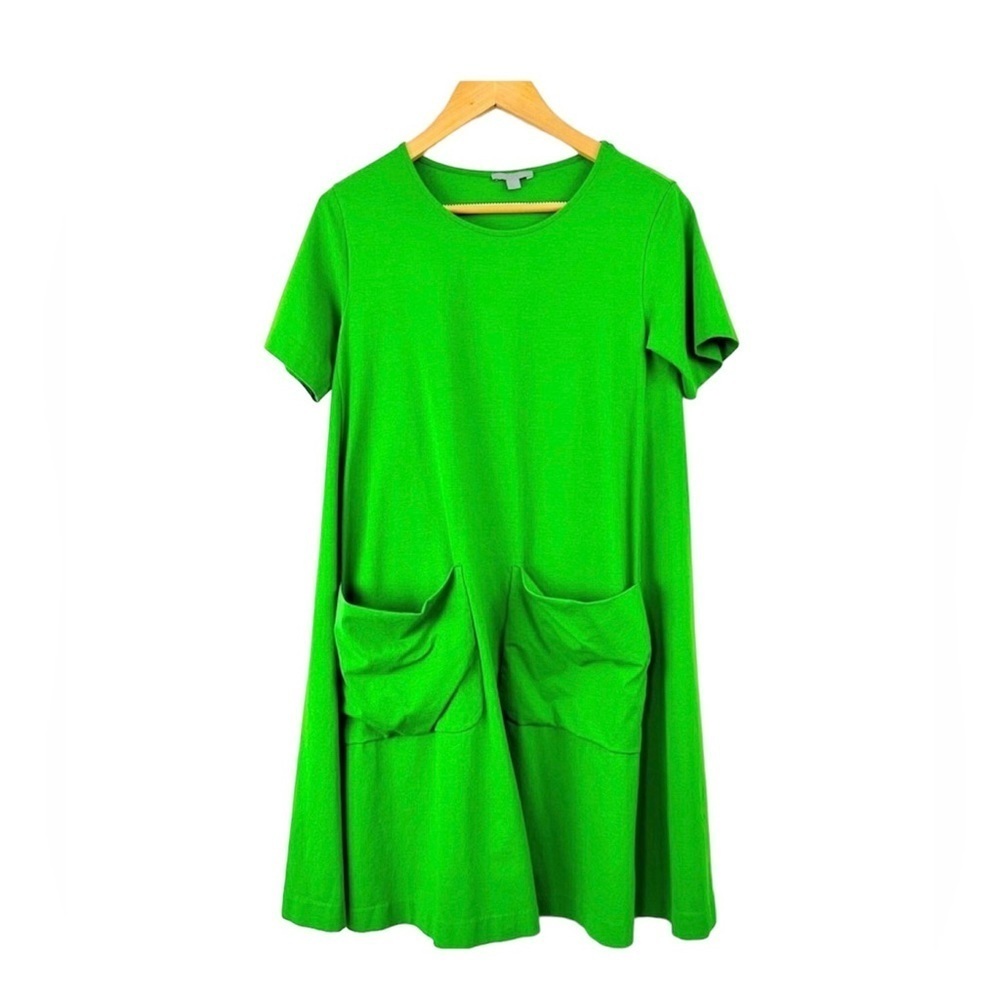 COS Tent/Trapeze Dress with Pockets in Green Size Small